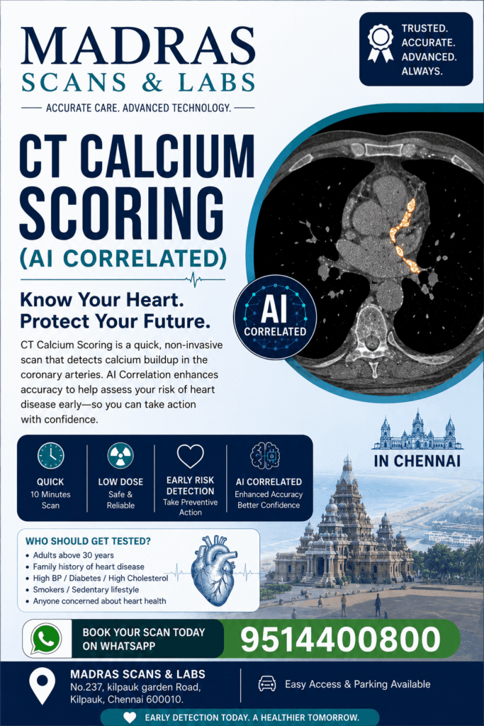 Ct Calcium Scoring in chennai